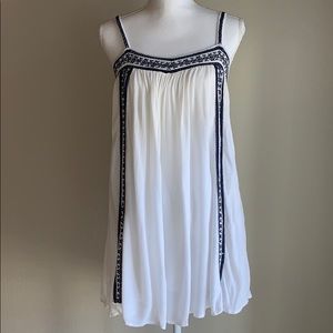 Forever 21 Boho Embroidered Dress Sz S